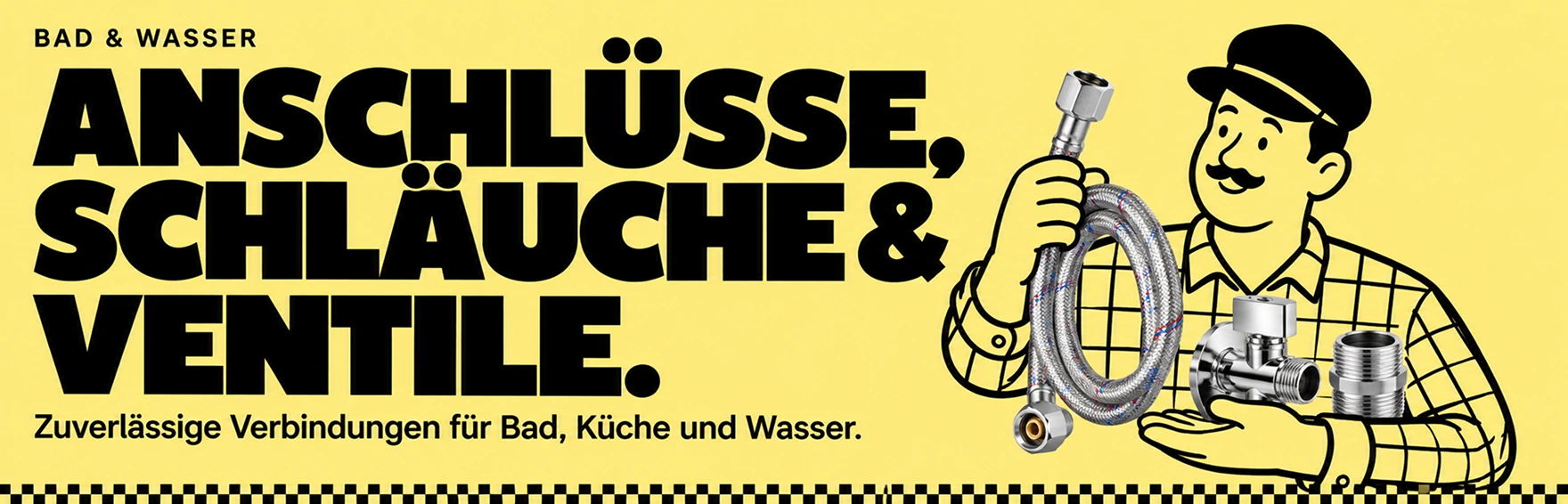 Anschlüsse, Schläuche & Ventile