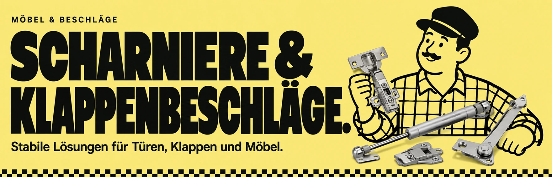 Scharniere & Klappenbeschläge