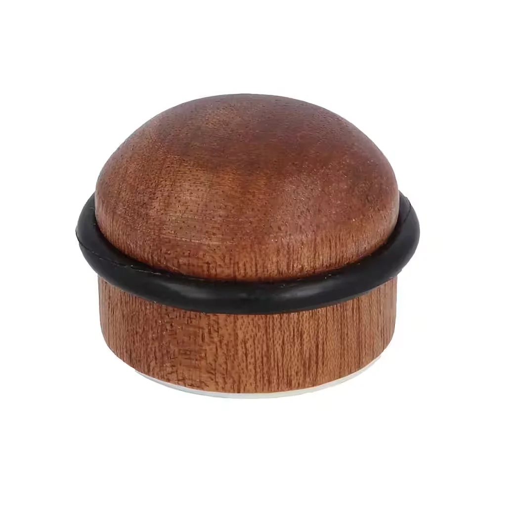 MS BESCHLÄGE Bodentürstopper Holz mit Gummiring Türpuffer