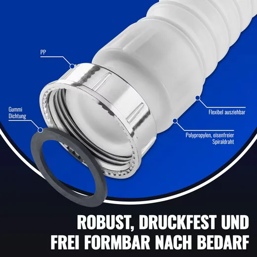 POPPSTAR Siphon für Waschbecken