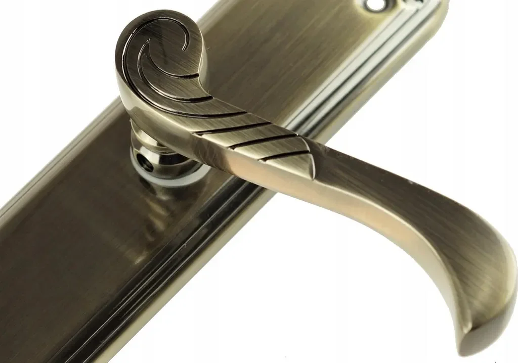 FEINZ Casablanca Türdrücker Türbeschlag 90 mm Patina