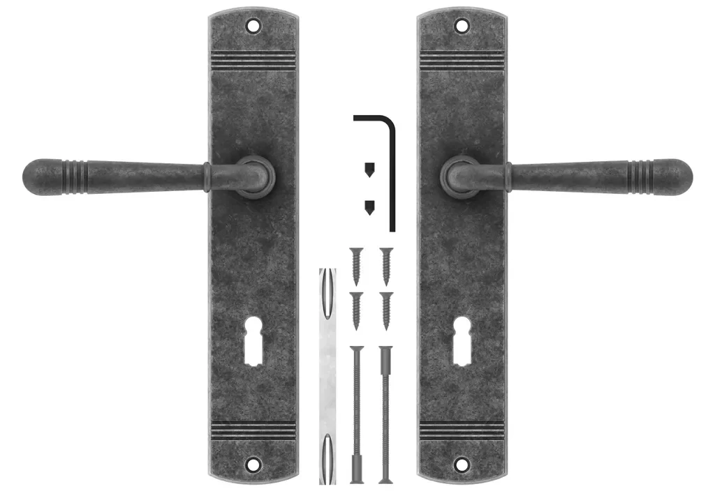 Ergo Line LOTTA Türbeschlag Nickel Antik BB Langschild Zimmertüren