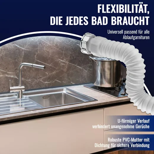 POPPSTAR Siphon für Waschbecken