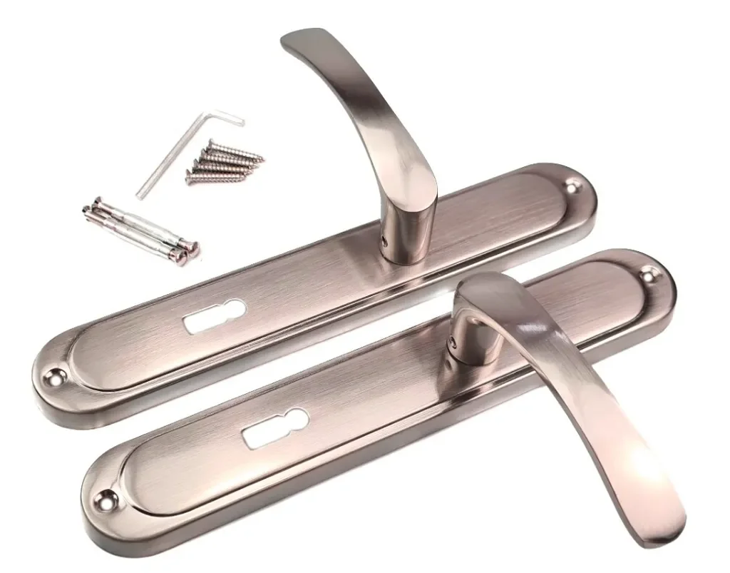 MonJar Türklinke Türbeschlag Buntbart 72 mm Satin SYD