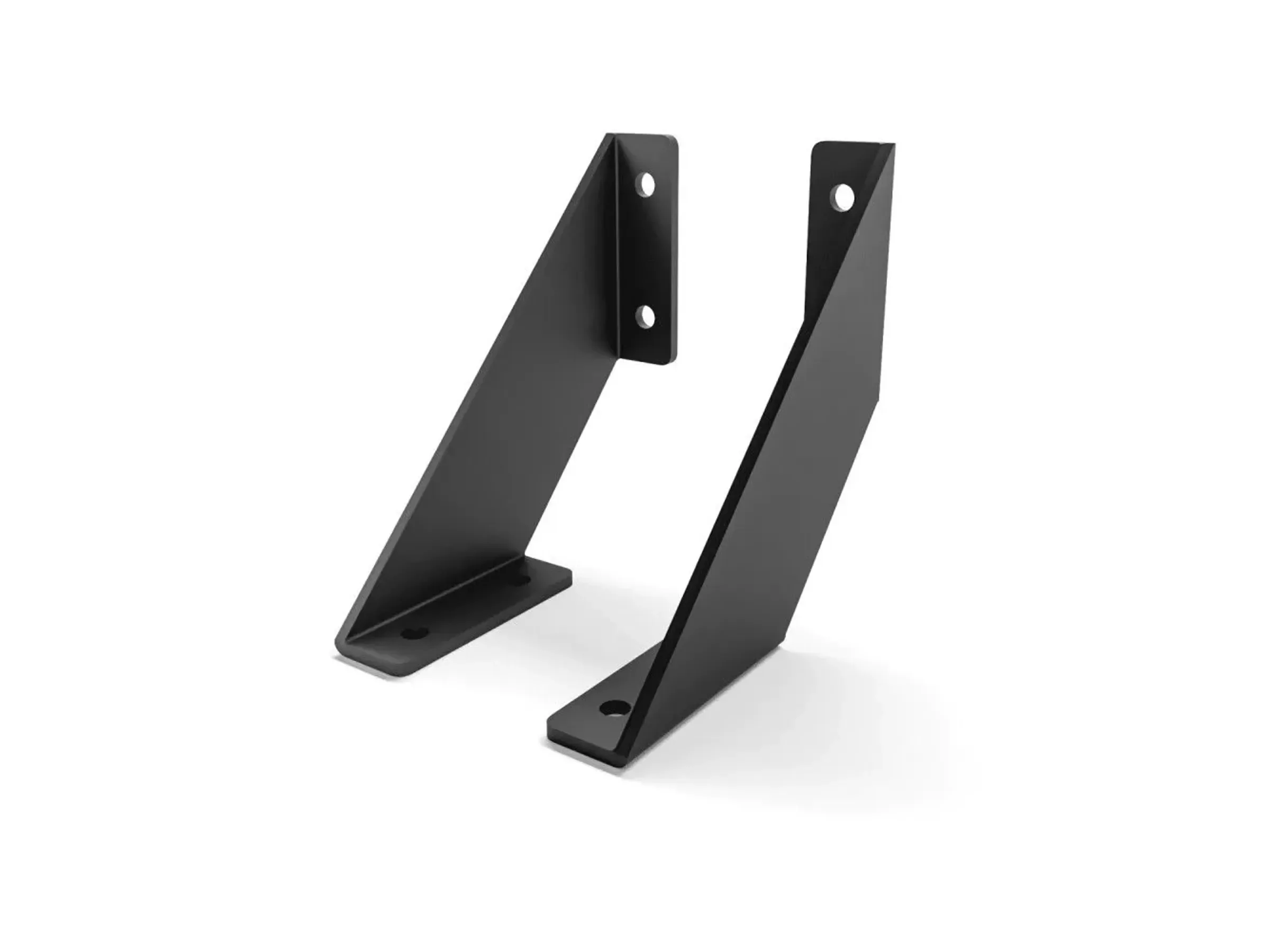 HEVVA Regalhalter Regalwinkel LICHTENBERG 10 cm 2er Set schwarz