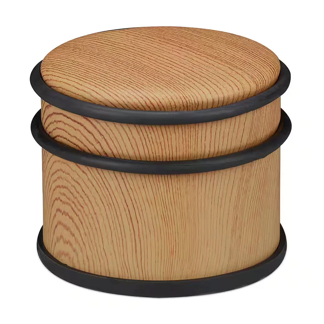 Relaxdays Türstopper 2er Set Holzoptik
