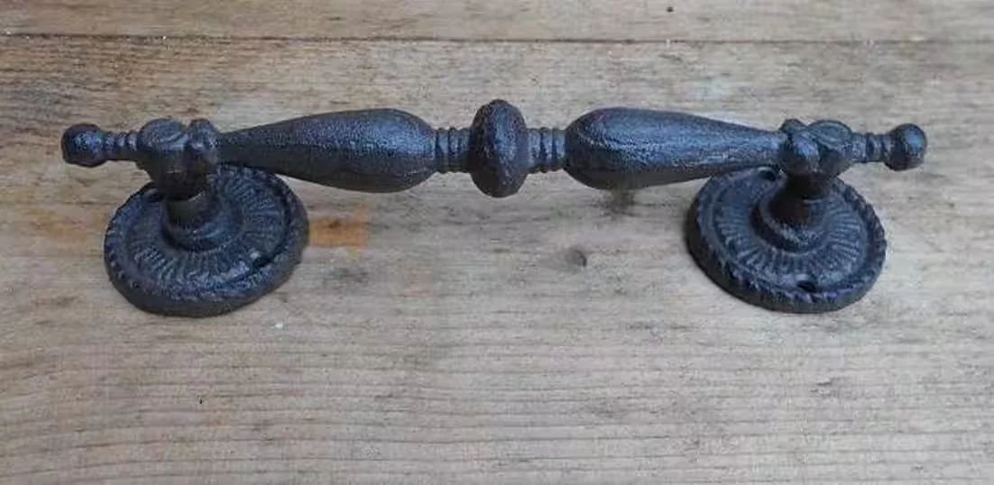 DEKO-IMPRESSION Gusseisen Möbelgriff Schubladengriff Landhaus