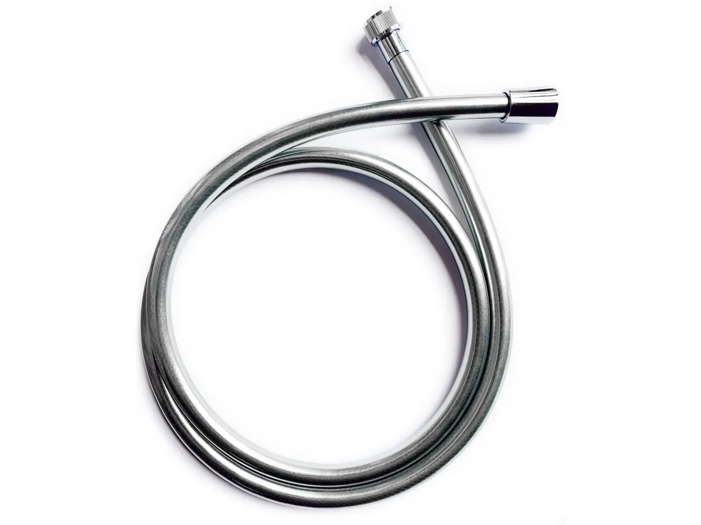 EUROSHOWERS Duschschlauch Shiny Silber 150 cm G 1/2 Zoll