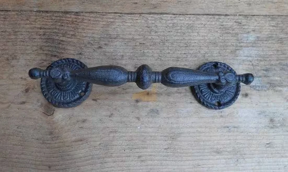 DEKO-IMPRESSION Gusseisen Möbelgriff Schubladengriff Landhaus
