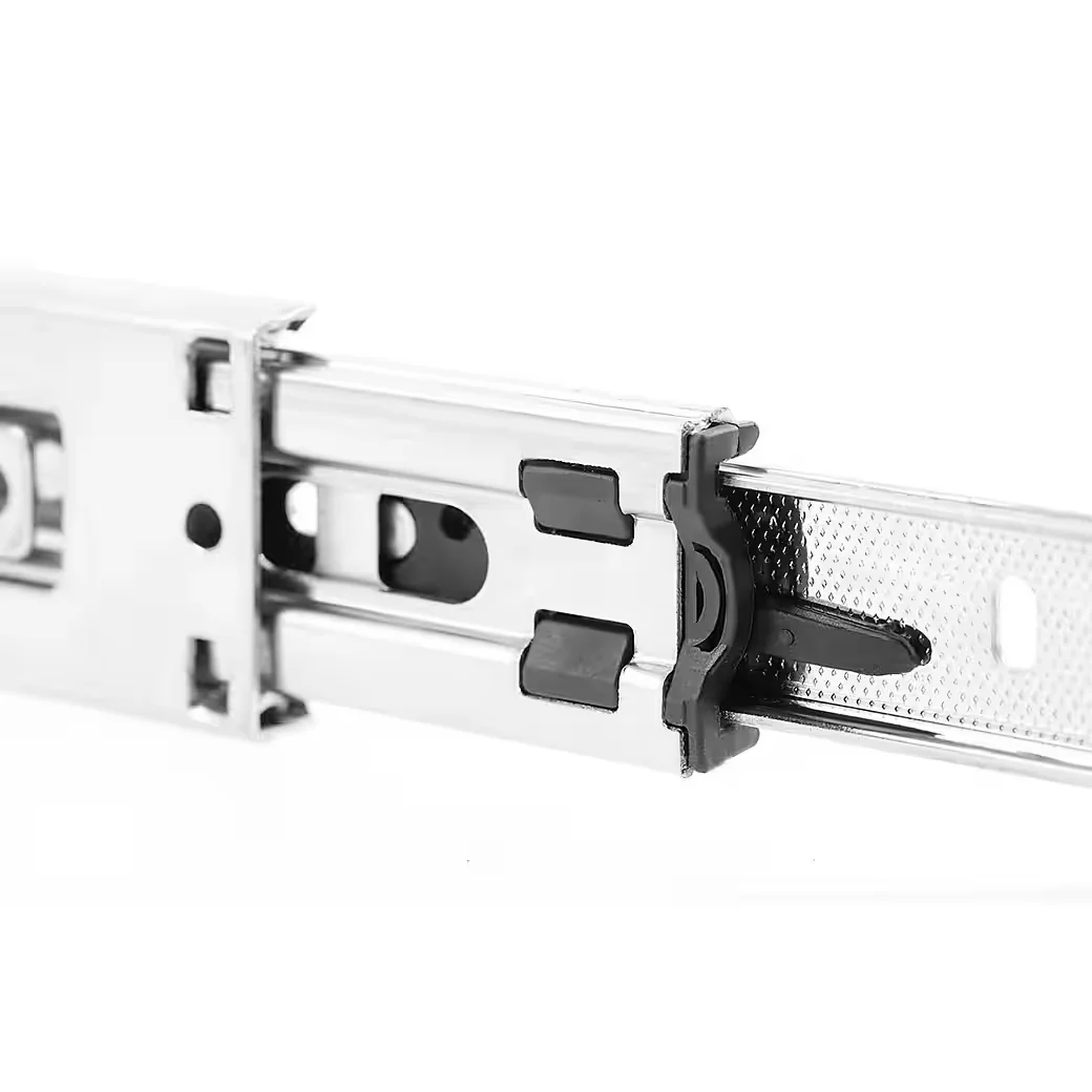 MS BESCHLÄGE Teleskop Schubladenauszüge 1 Paar 50 kg Vollauszug 45 mm