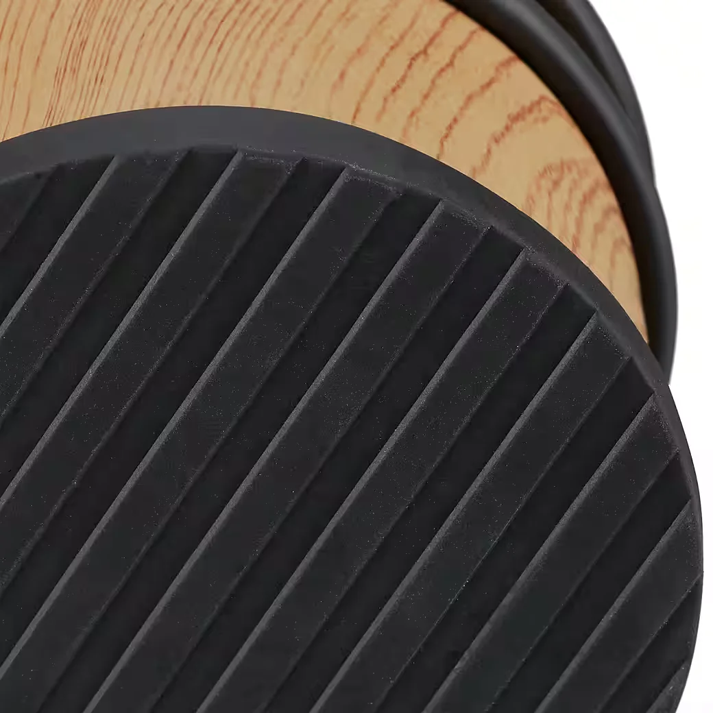 Relaxdays Türstopper 2er Set Holzoptik