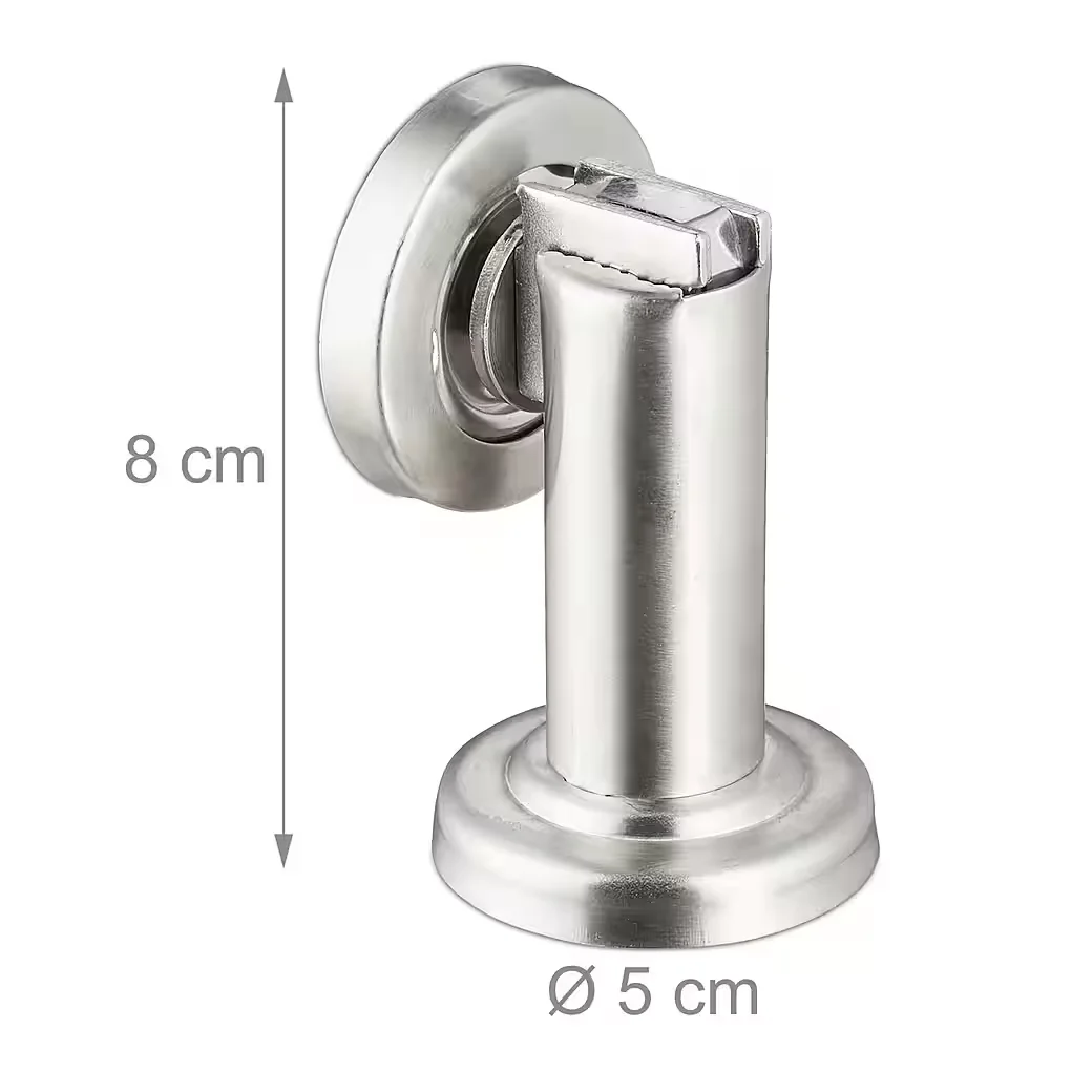 Relaxdays Türstopper Magnet Edelstahl Türfeststeller Boden