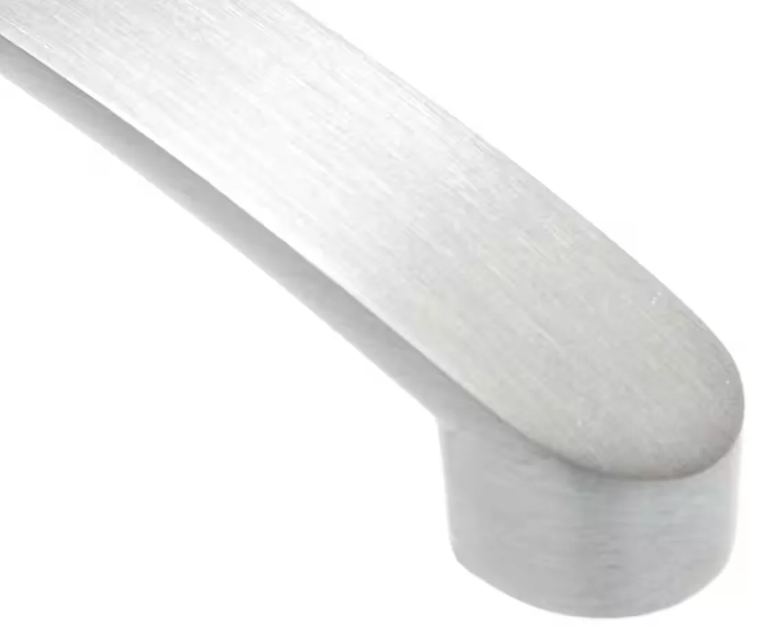 LIVINGPOINT24 Möbelgriff BA 160 mm Aluminium gebürstet Silber modern