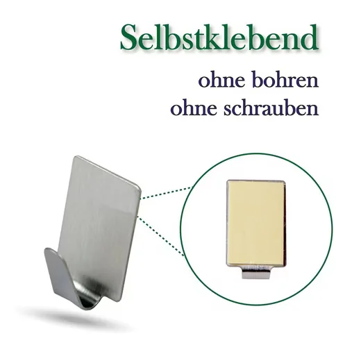 Bestlivings Wandhaken 76409 Selbstklebehaken ohne Bohren