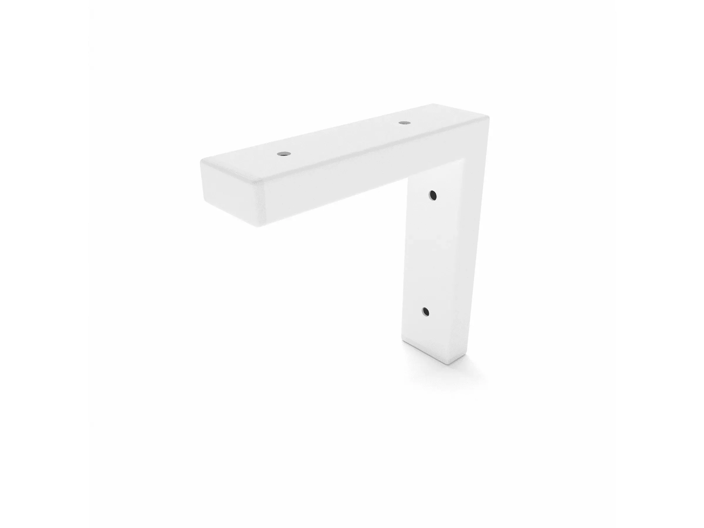HEVVA MAIN Schwerlast Regalhalterung 15 cm, Weiß, 1 Stück