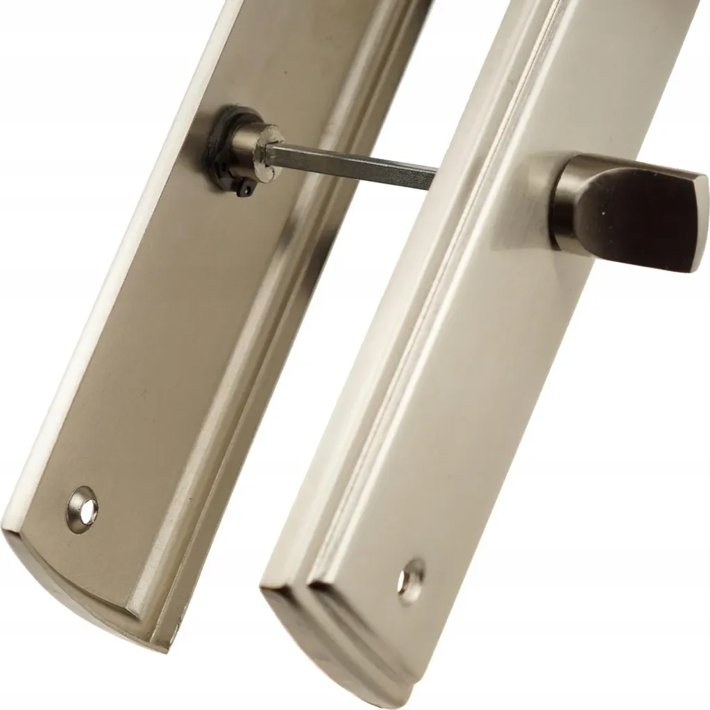 FEINZ Türdrücker Türbeschlag 90 WC Nickel satiniert universell