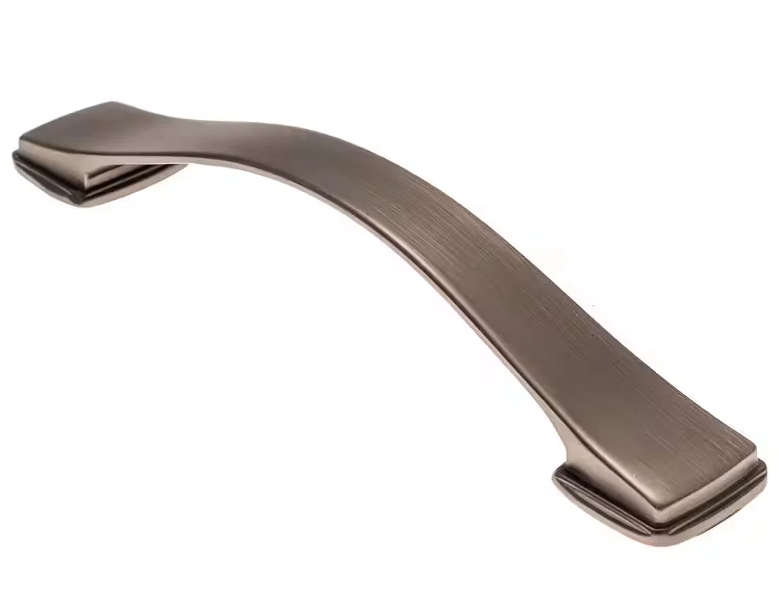 LIVINGPOINT24 Möbelgriff BA 160 mm Küchengriff dunkel gebürstet