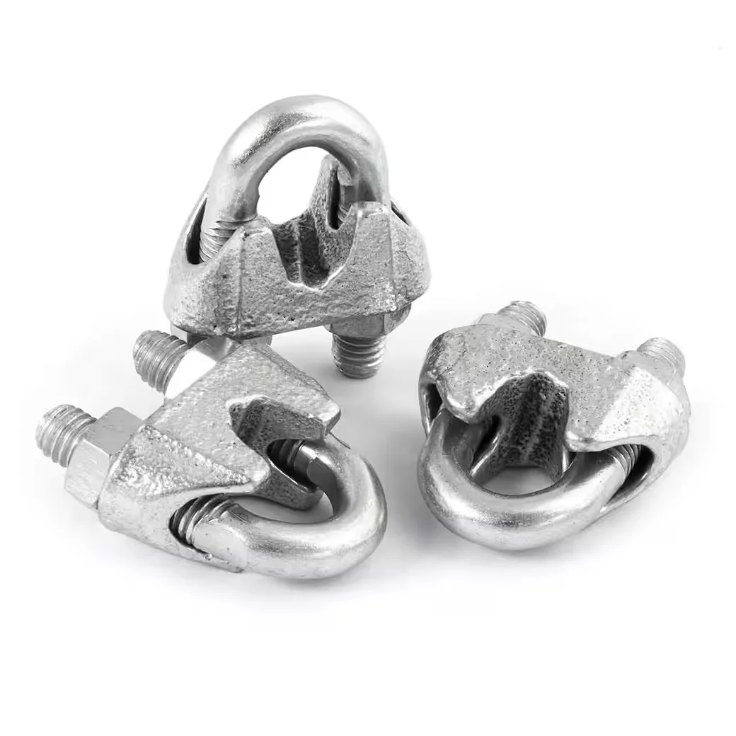 5x DQ-PP Drahtseilklemme Bügelform 10-20 mm verzinkt