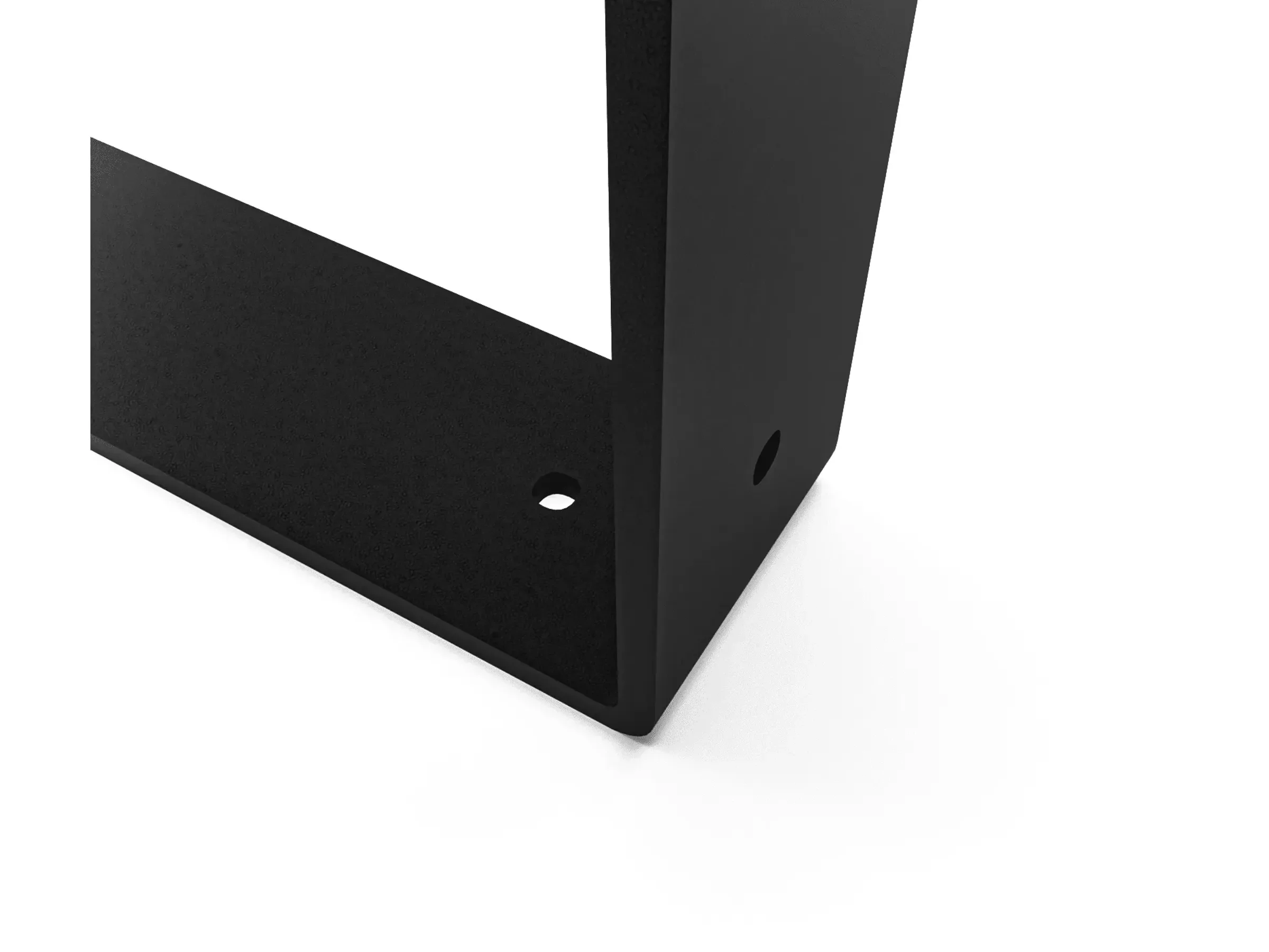 HEVVA Regalhalterung HARTENBERG doppelt 25 cm Tiefe 2er Set schwarz