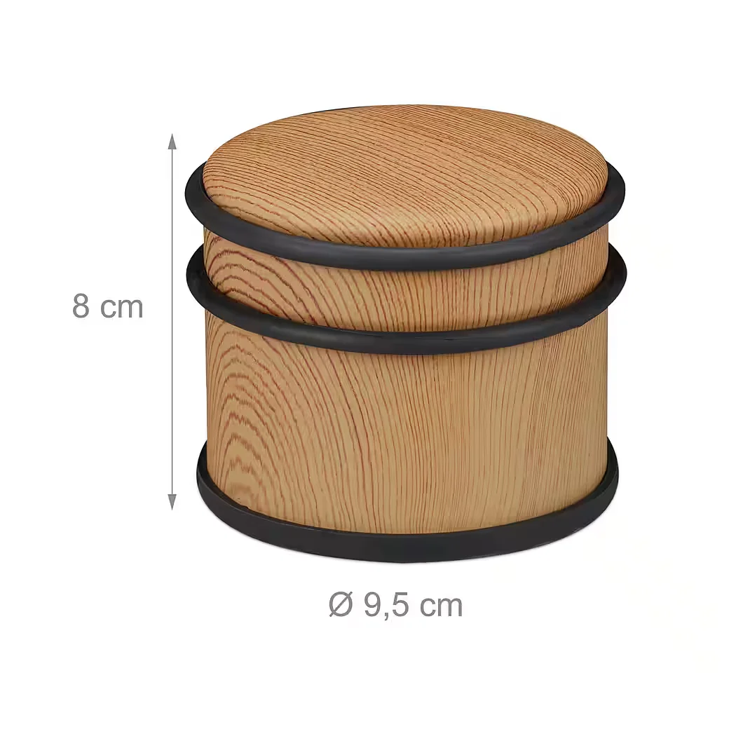 Relaxdays Türstopper 2er Set Holzoptik