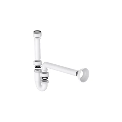 Kirchhoff ECO-SAVE Siphon Röhrensiphon grau 1 1/4 Zoll 32 mm