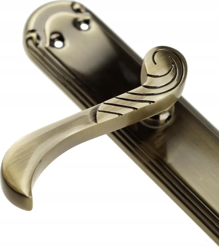 FEINZ Casablanca Türdrücker Türbeschlag 90 mm Patina