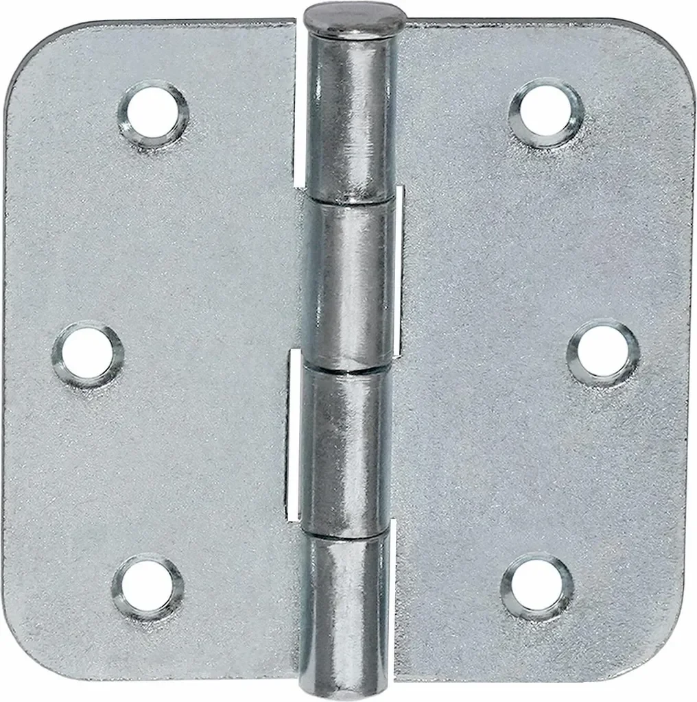KeyMet Gerollte Scharniere kantig 75 x 75 mm silber verzinkt