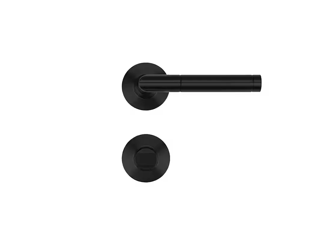 HPFLOOR Nera Türbeschlag Drückergarnitur Premium Edelstahl schwarz