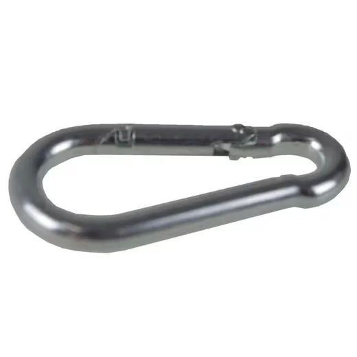 WORK-IT Karabinerhaken 4x40 mm verzinkt Metall 2 Stück