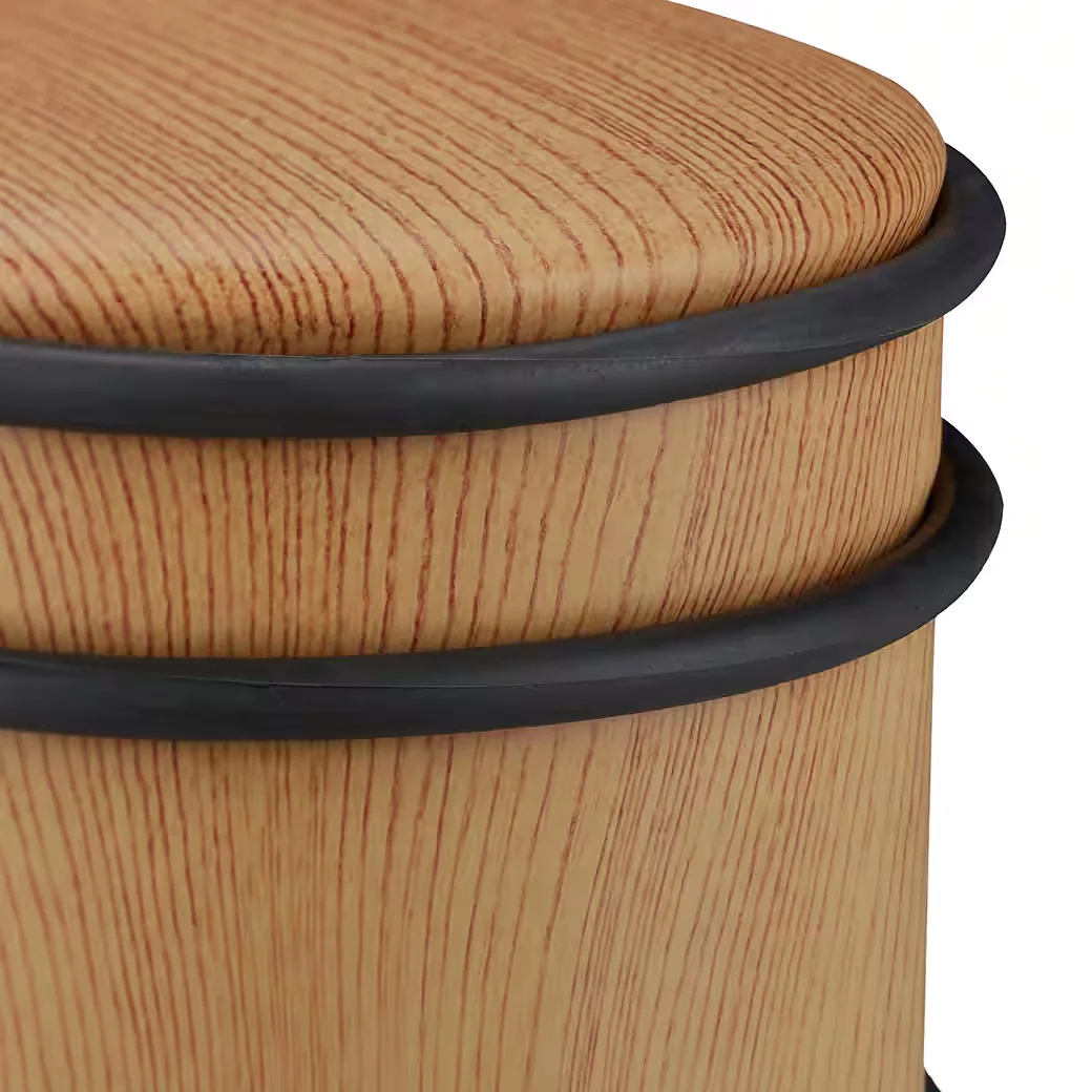 Relaxdays Türstopper 2er Set Holzoptik