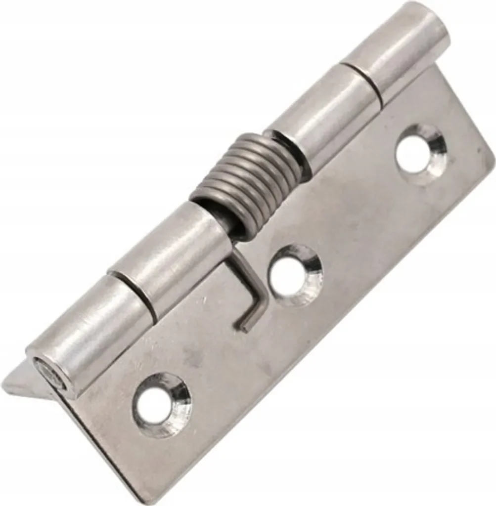 Irma Scharnier mit Feder 25 x 1,5 mm Edelstahl selbstschließend
