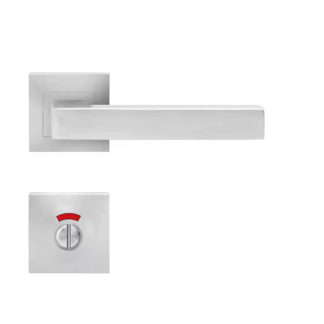 PROFI Türbeschlag Drückergarnitur Slimstyle E800Q mit WC Schloss