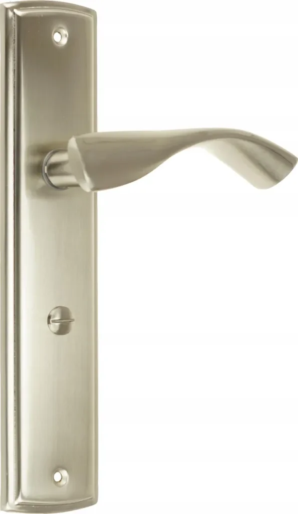 FEINZ Türdrücker Türbeschlag 90 WC Nickel satiniert universell