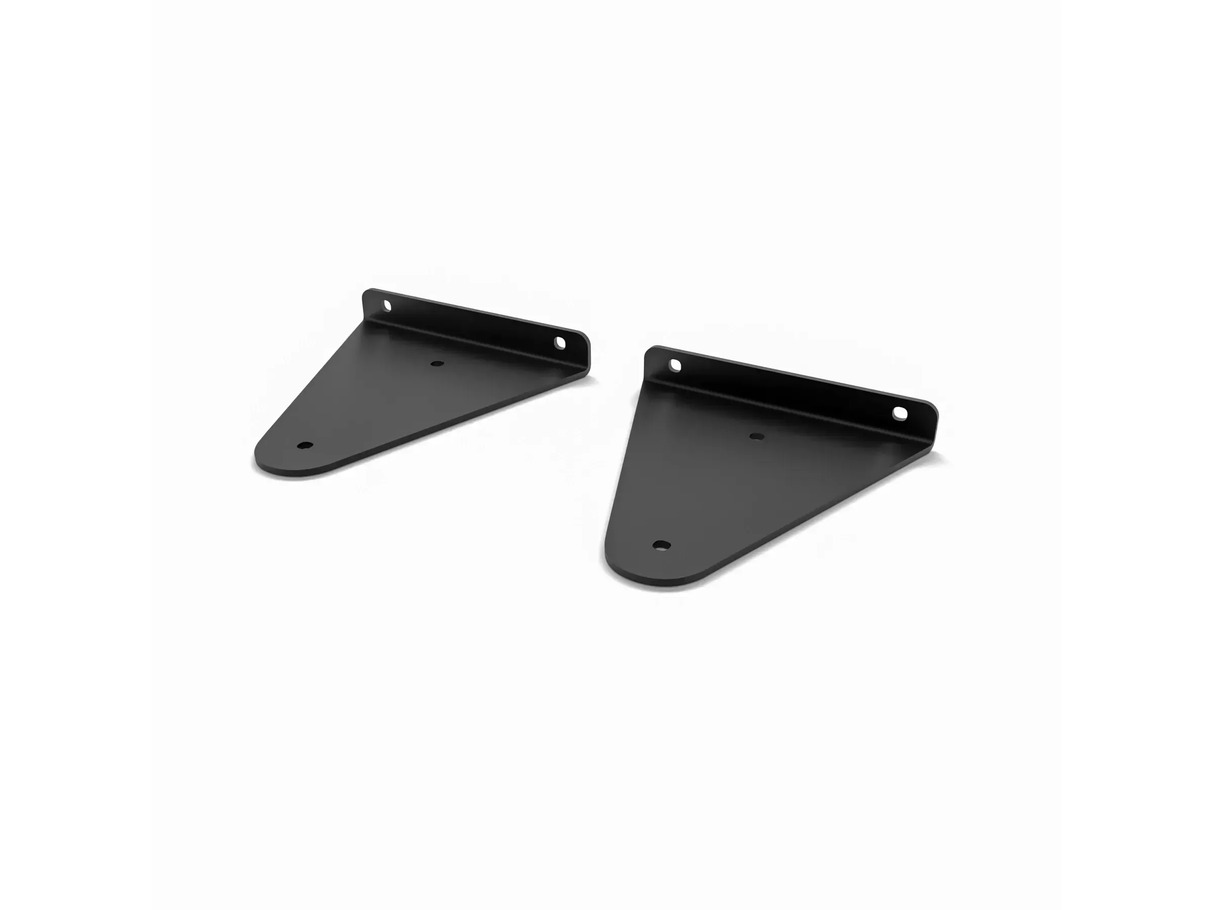 HEVVA Regalhalter STOLBERG 14 cm 2er-Set Schwarz