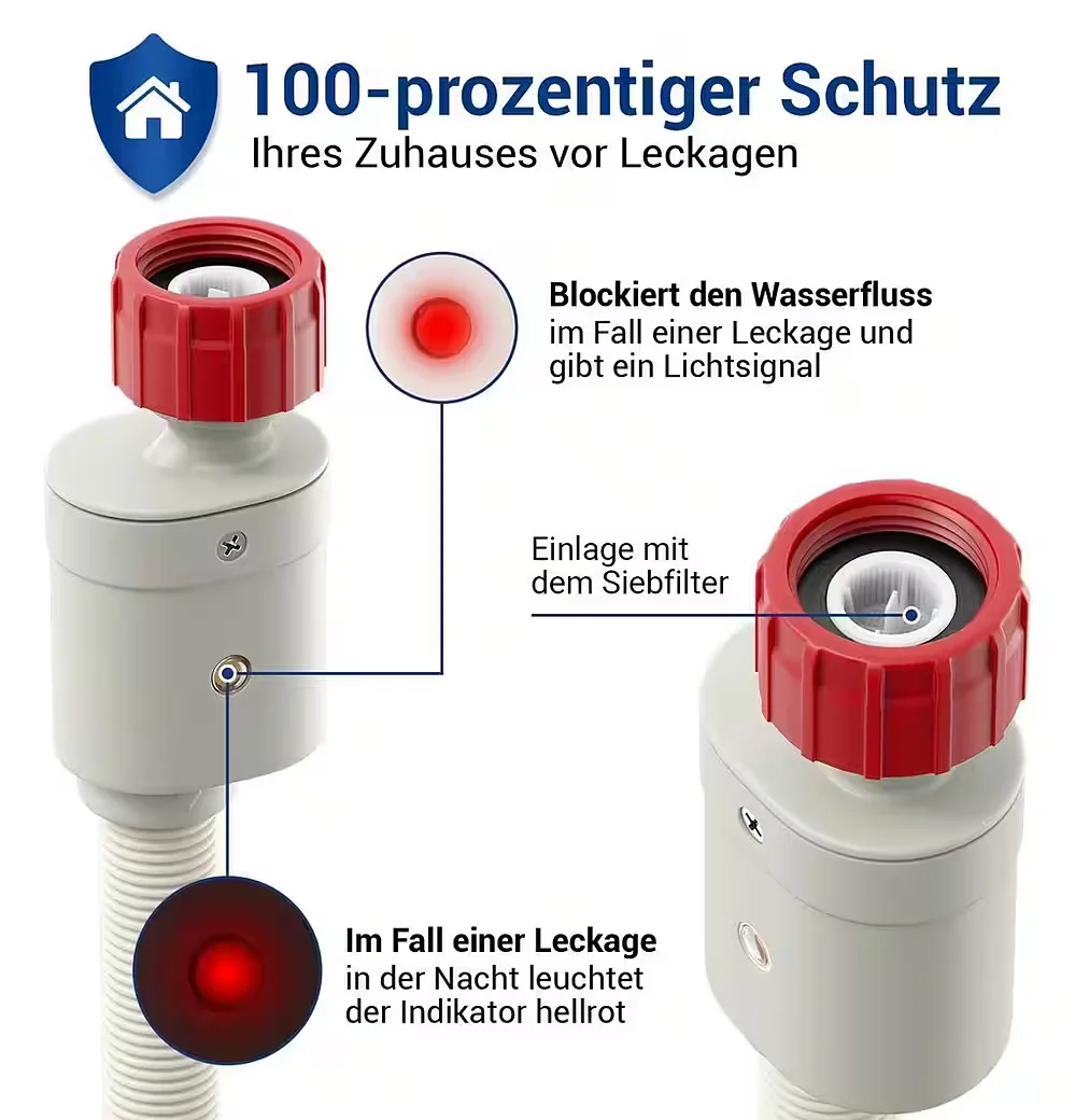 VIOKS Aquastop Zulaufschlauch 3/4 Zoll Sicherheitsschlauch